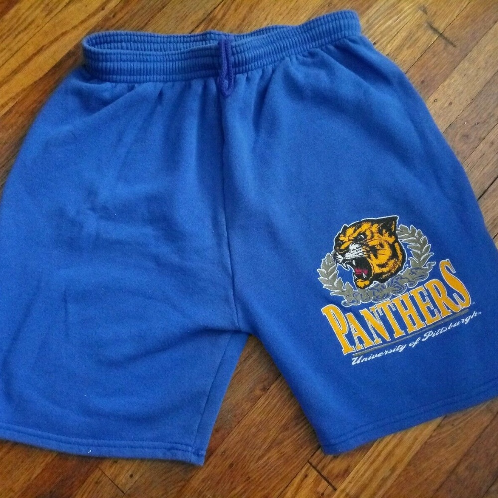 Vintage University of Pittsburgh Panthers Shorts